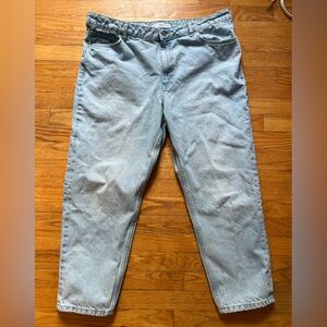 Mango Light Blue High Rise Women Jeans